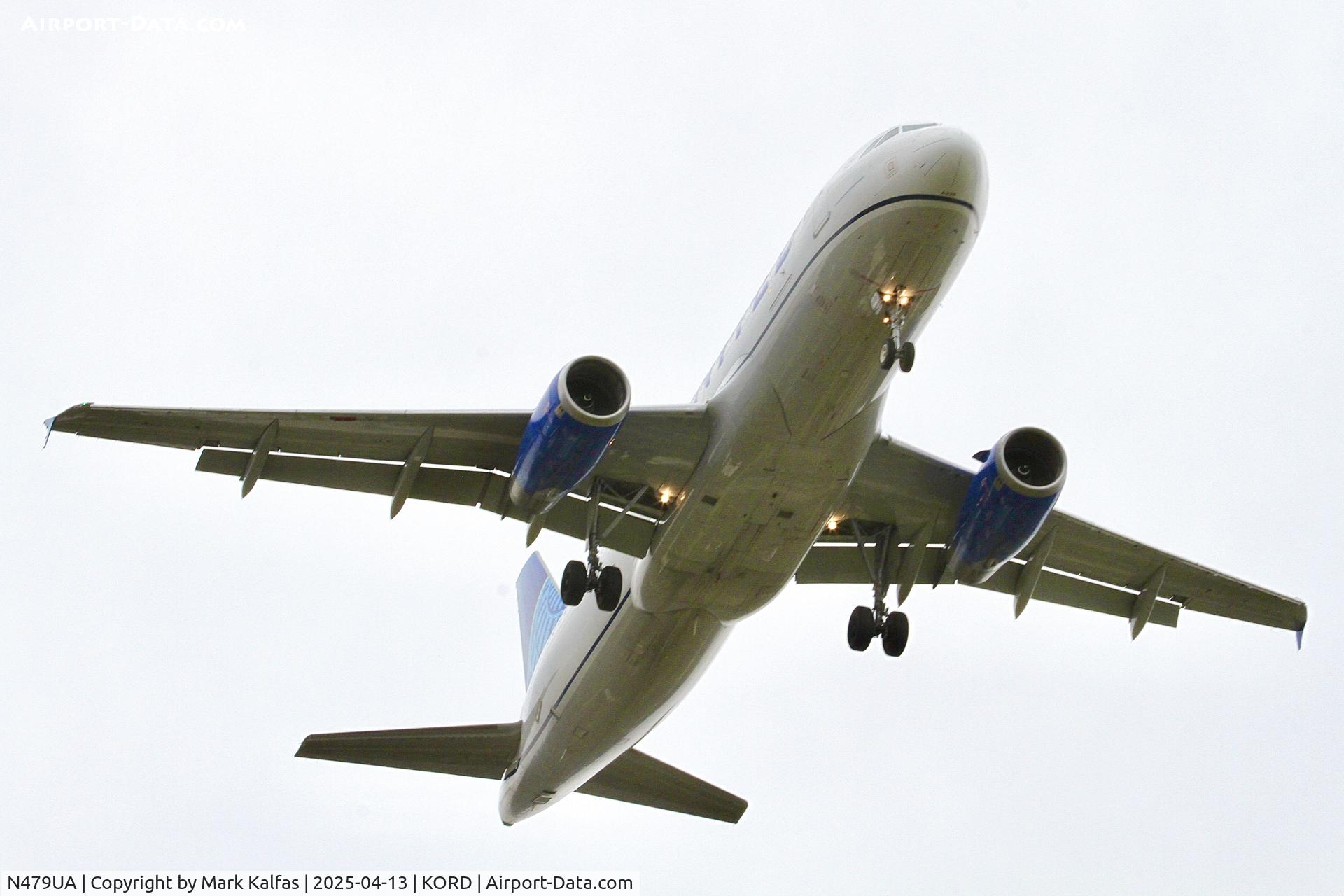 N479UA, 2001 Airbus A320-232 C/N 1538, A320 United Airlines Airbus A320-232 N479UA arriving 10R KORD