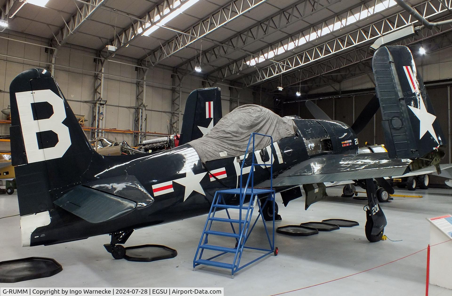 G-RUMM, 1948 Grumman F8F-2 (G58) Bearcat C/N D.1088, Grumman F8F-2 Bearcat (G-58) at the IWM and other collections, Duxford