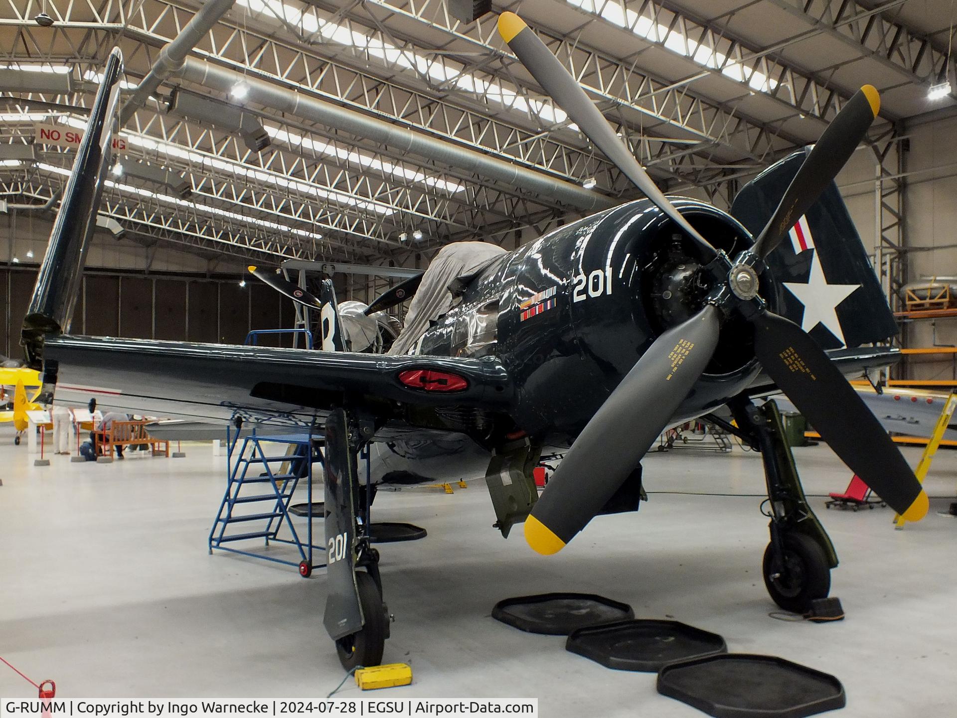 G-RUMM, 1948 Grumman F8F-2 (G58) Bearcat C/N D.1088, Grumman F8F-2 Bearcat (G-58) at the IWM and other collections, Duxford