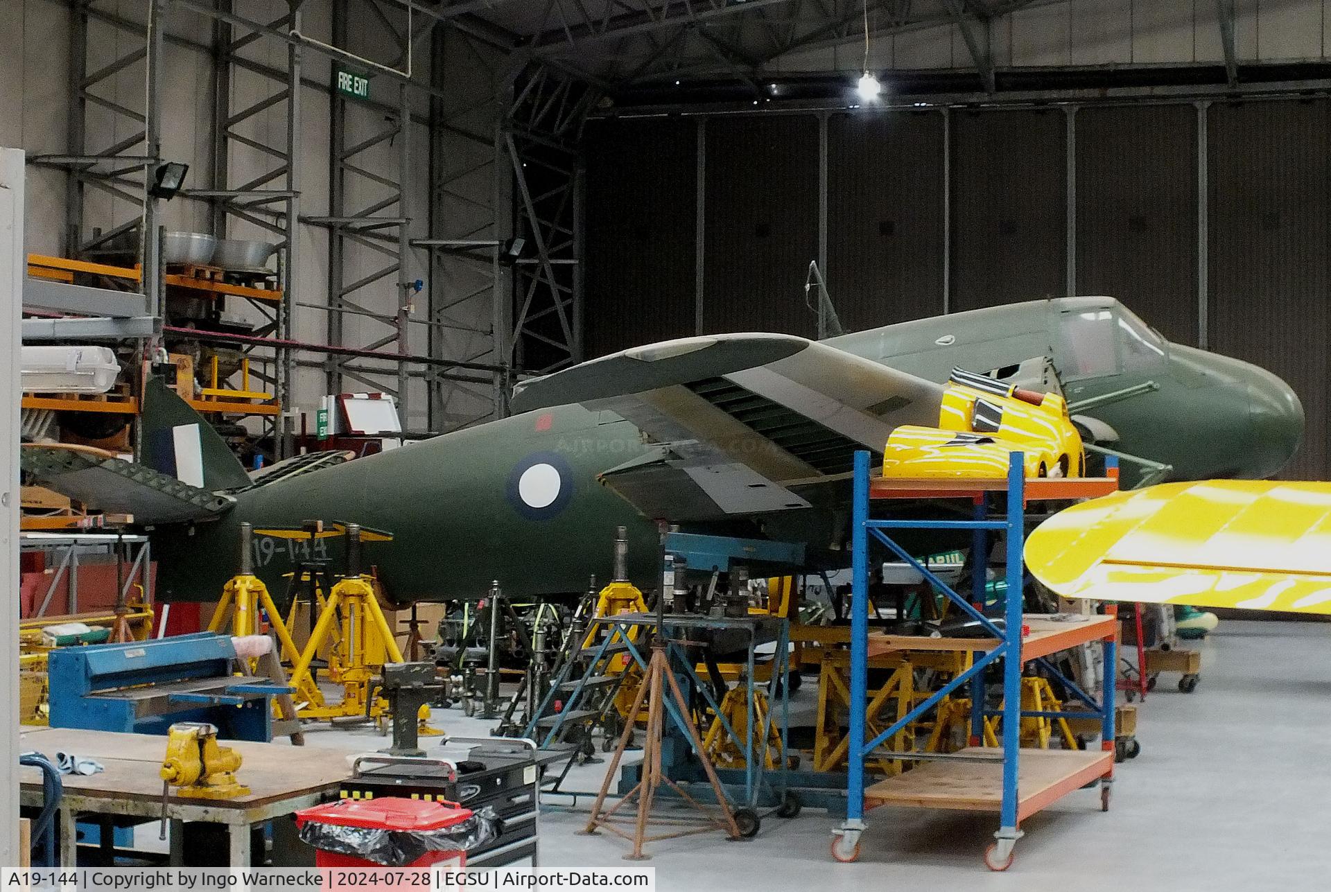 A19-144, Bristol 156 Beaufighter Mk. XI C/N Not found A19-144, Bristol 156 Beaufighter Mk XI being rebuilt at the IWM and other collections, Duxford