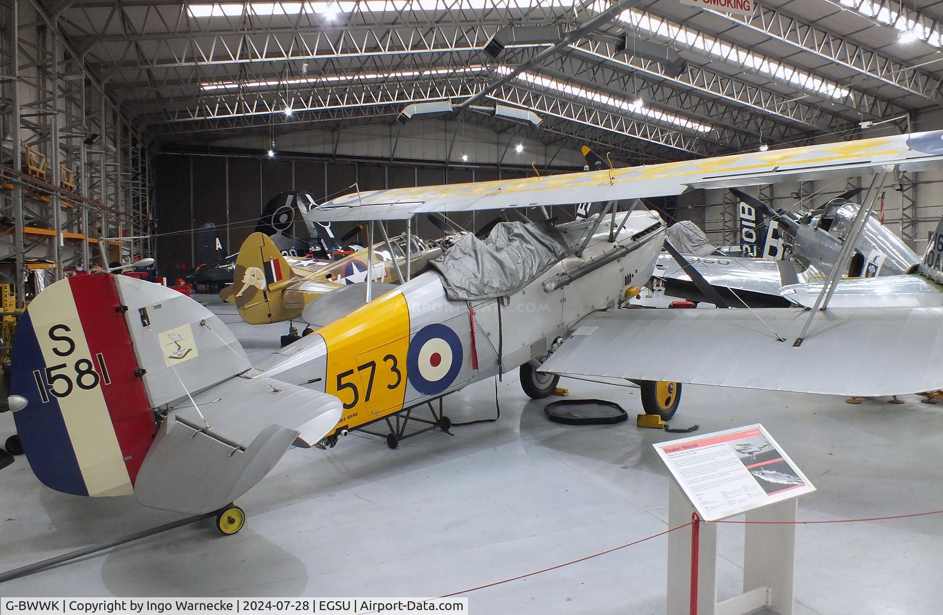 G-BWWK, 1932 Hawker Nimrod I C/N 41H-43617, Hawker Nimrod I at the IWM and other collections, Duxford