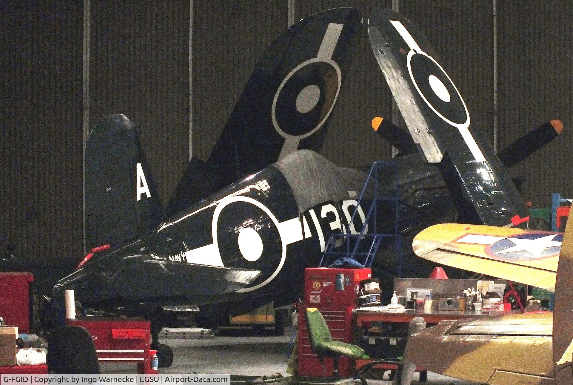 G-FGID, 1945 Goodyear FG-1D Corsair C/N 3111, Vought (Goodyear) FG-1D (F4U) Corsair at the IWM and other collections, Duxford