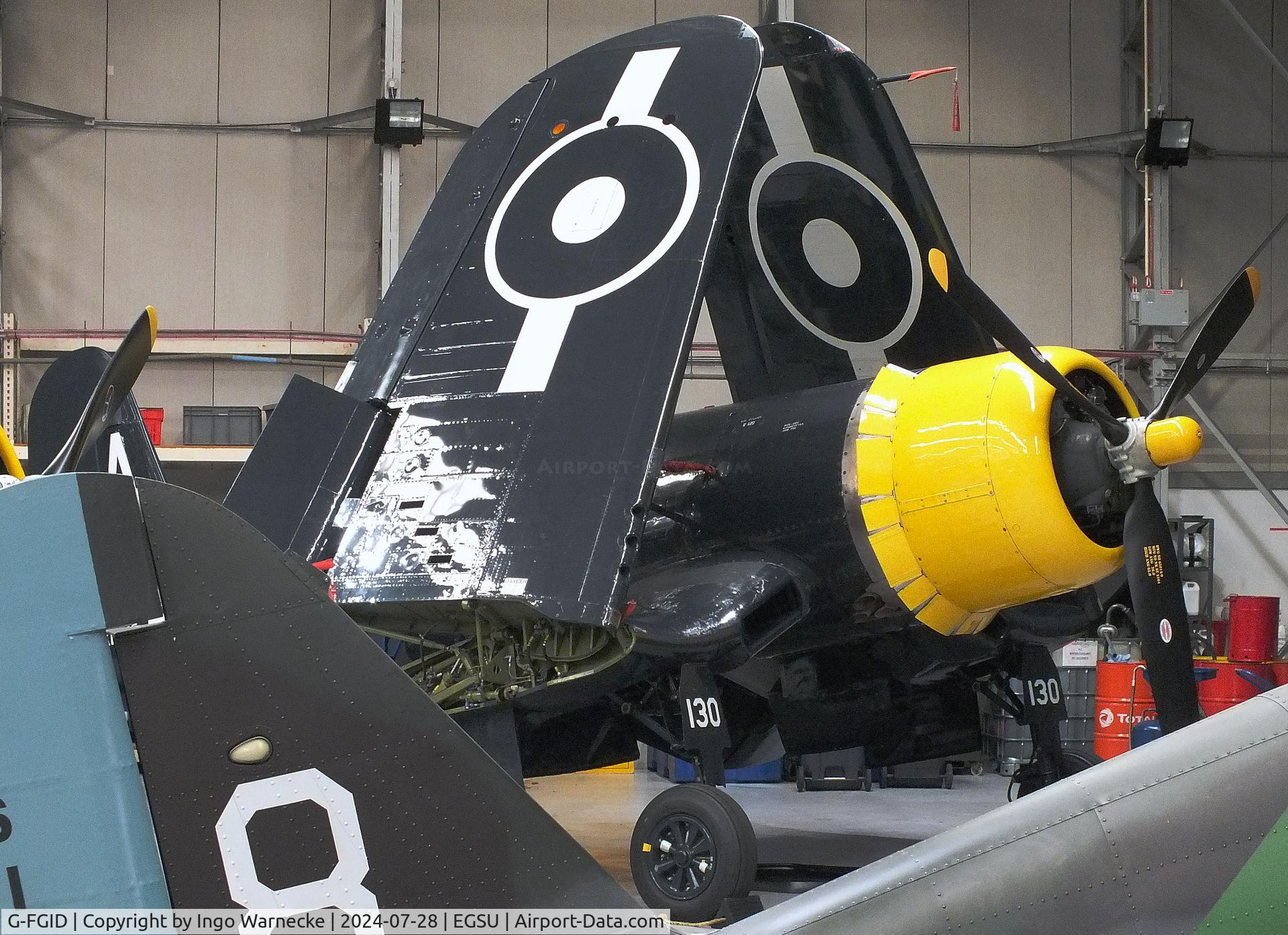 G-FGID, 1945 Goodyear FG-1D Corsair C/N 3111, Vought (Goodyear) FG-1D (F4U) Corsair at the IWM and other collections, Duxford
