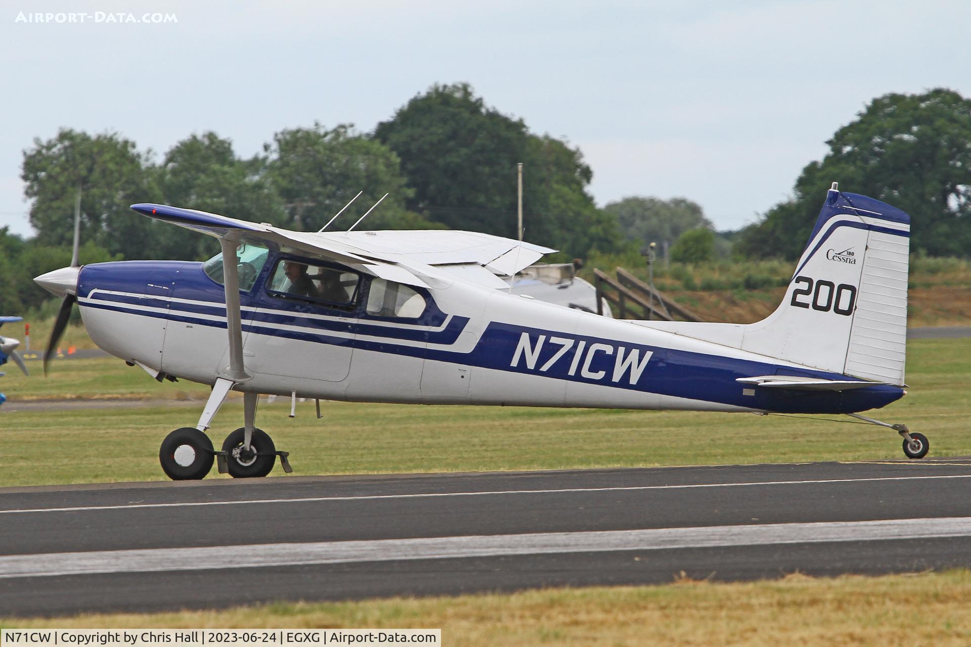 N71CW, 1962 Cessna 180E C/N 18051093, RRRA Air Race