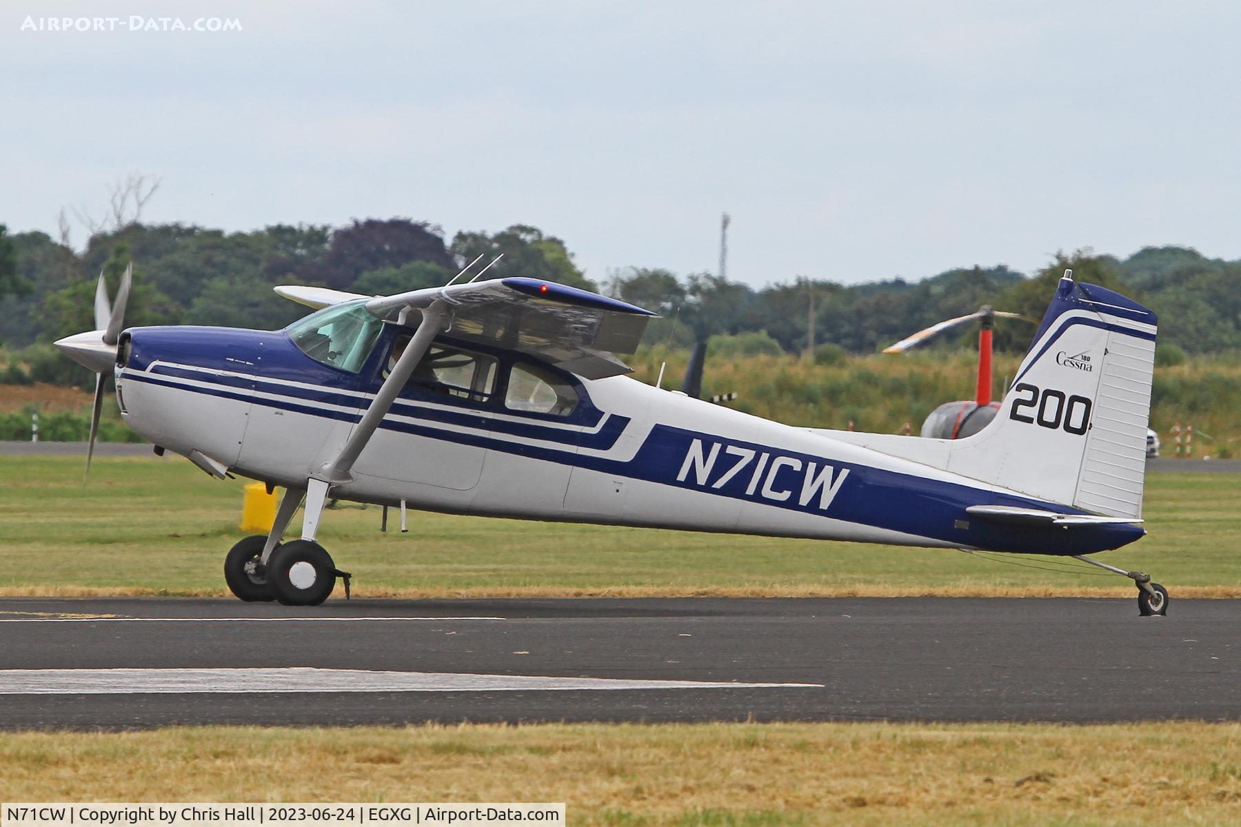 N71CW, 1962 Cessna 180E C/N 18051093, RRRA Air Race