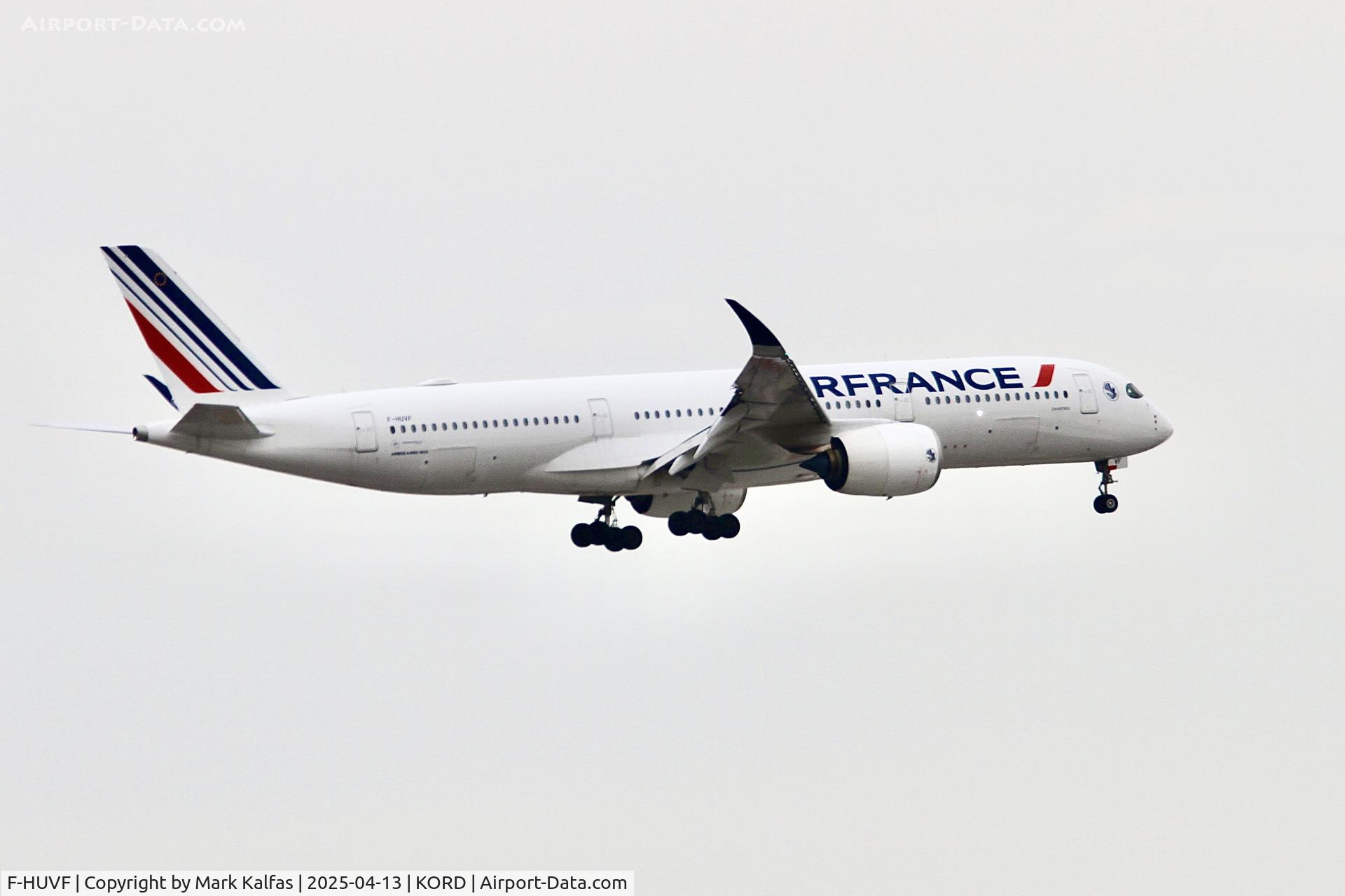 F-HUVF, 2023 Airbus 350-941 C/N 640, A359 Air France Airbus 350-941 F-HUVF arrving 10C KORD