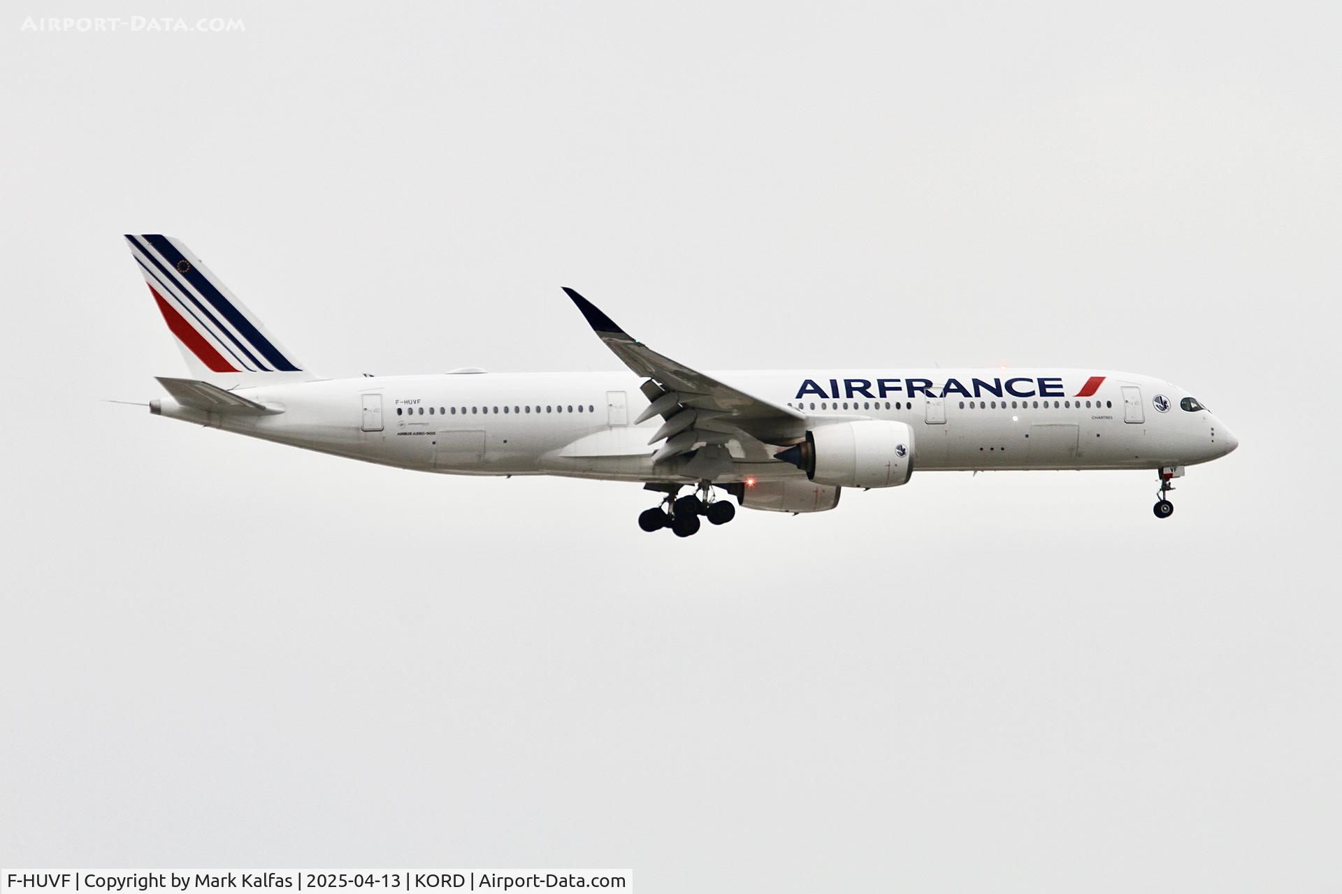 F-HUVF, 2023 Airbus 350-941 C/N 640, A359 Air France Airbus 350-941 F-HUVF arrving 10C KORD