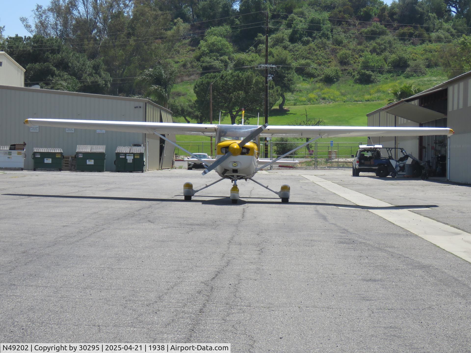 N49202, 1977 Cessna 152 C/N 15281191, Parked