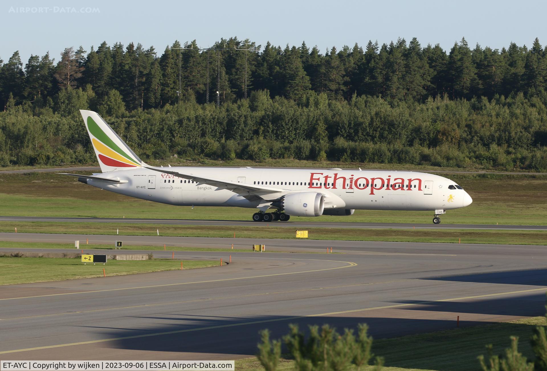 ET-AYC, 2020 Boeing 787-9 Dreamliner Dreamliner C/N 65091, Rwy 08