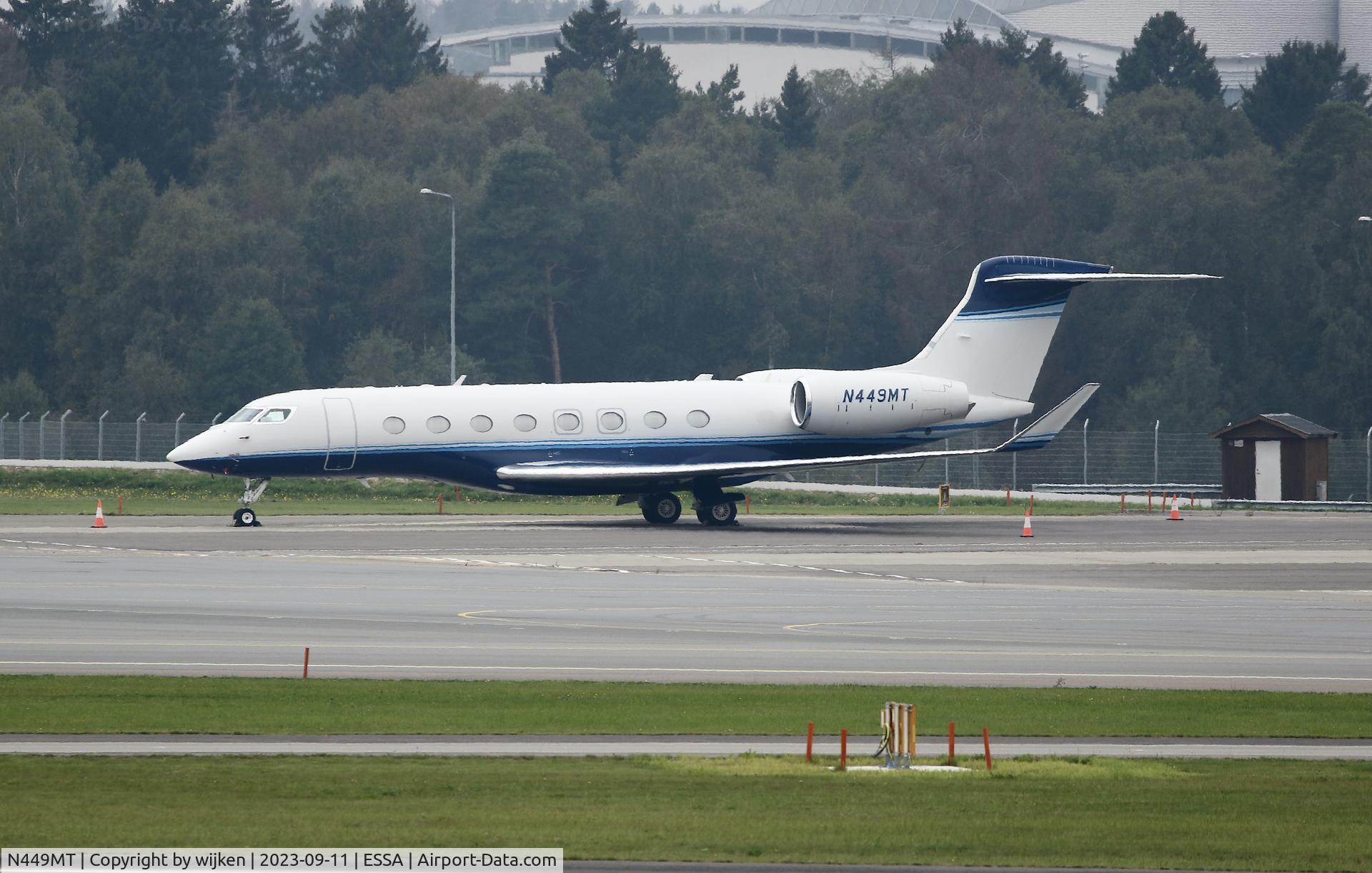 N449MT, 2019 Gulfstream GVI (G650ER) C/N 6419, Ramp M