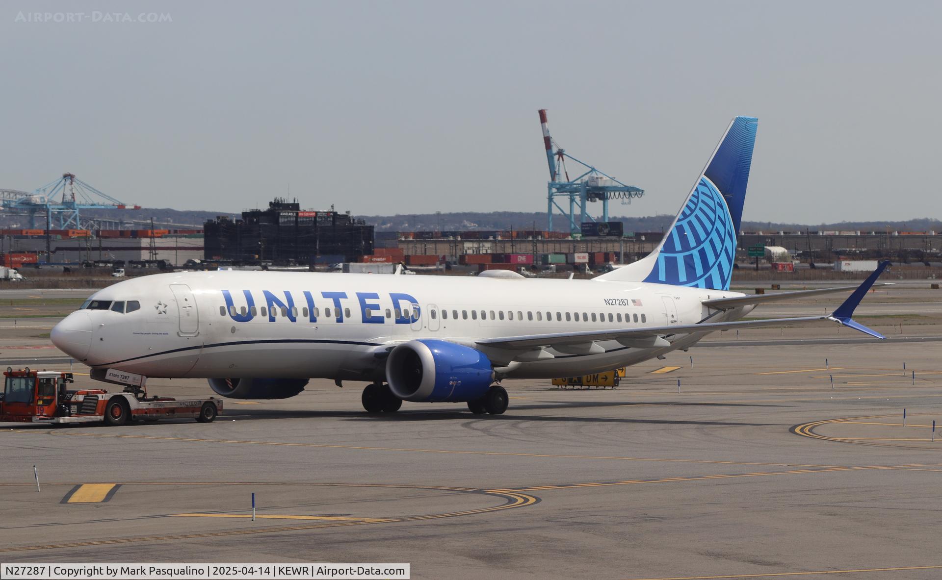 N27287, 2019 Boeing 738-8MAX C/N 60709, Boeing 737-8 MAX