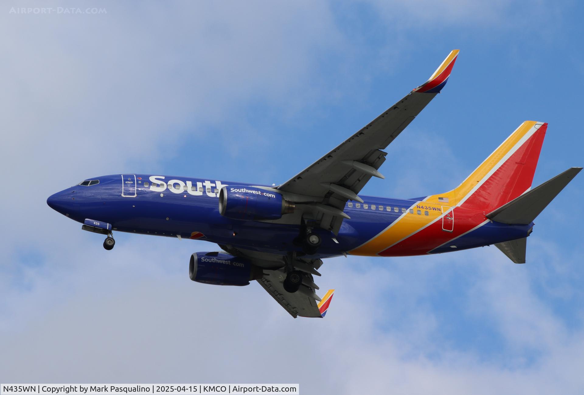 N435WN, 2003 Boeing 737-7H4 C/N 32455, Boeing 737-7H4