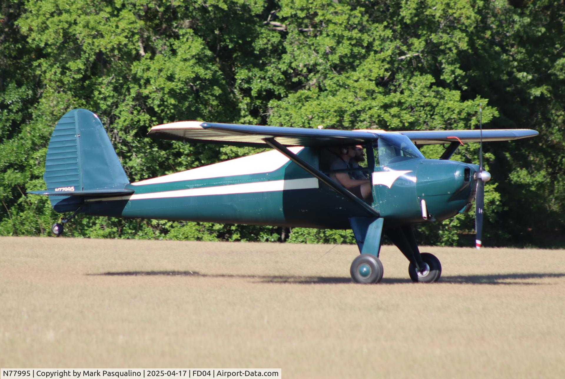 N77995, 1946 Luscombe 8 C/N 3722, Luscombe 8A