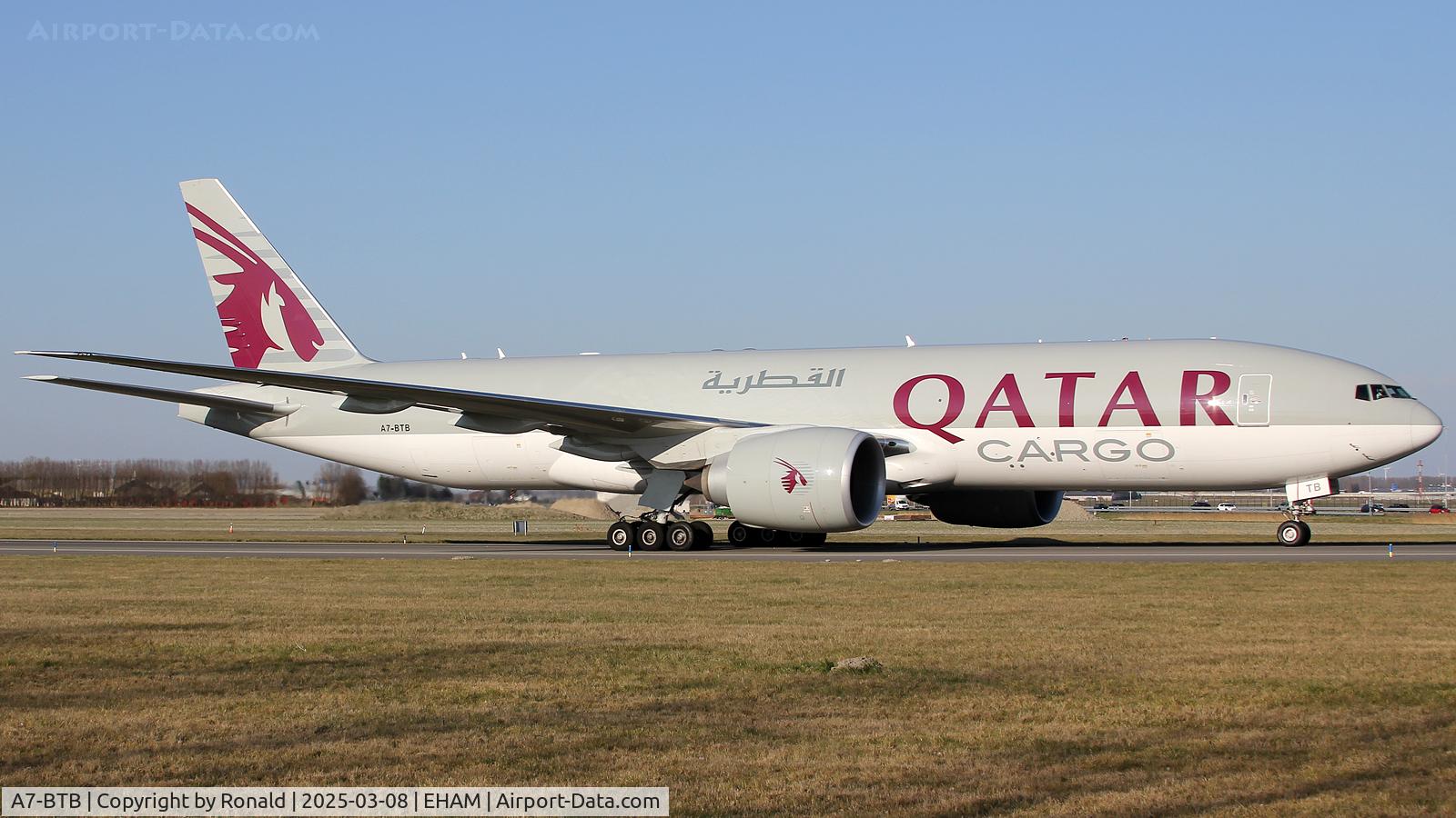 A7-BTB, 2024 Boeing 777-F C/N 68064, at eham