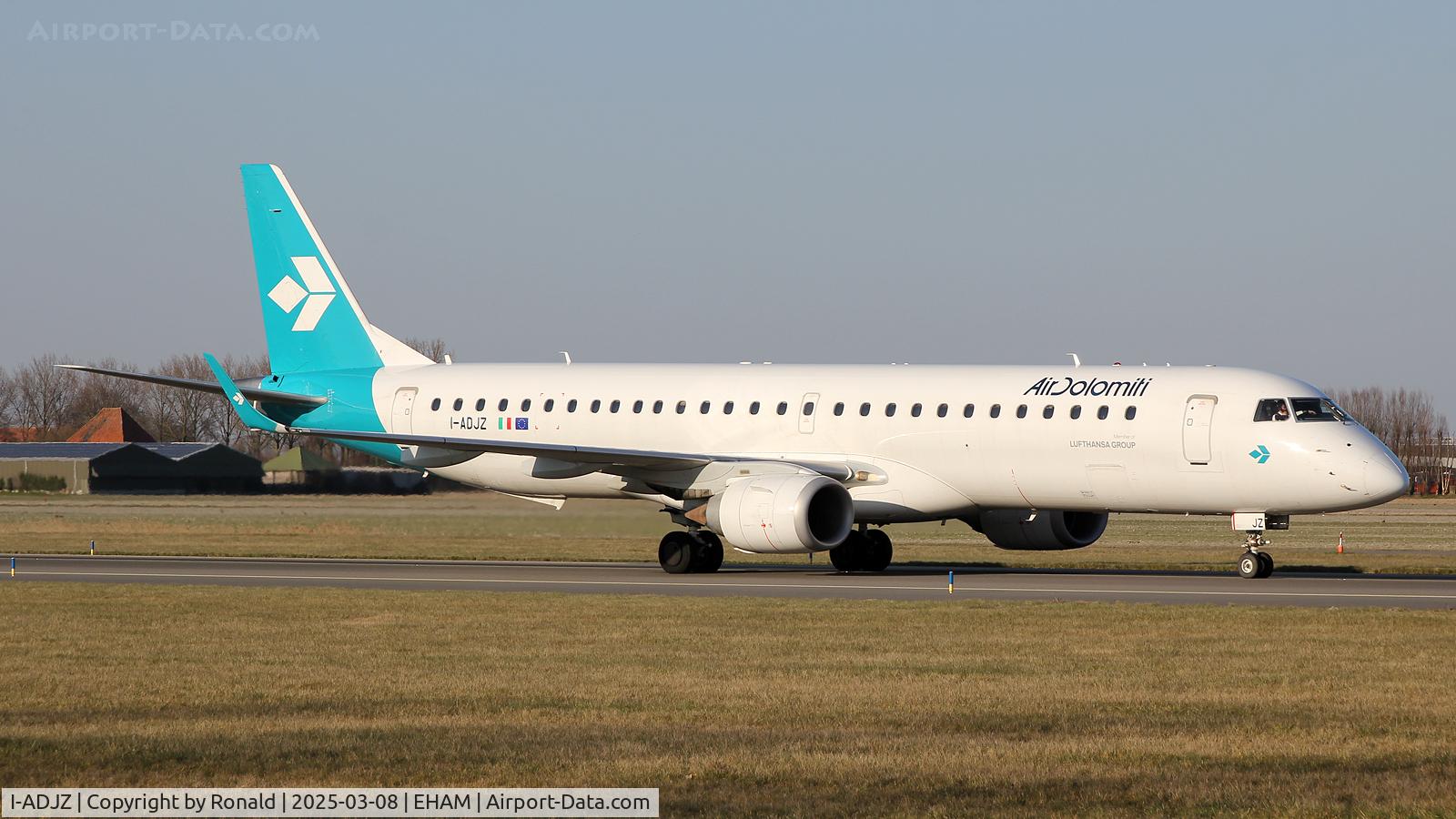 I-ADJZ, 2010 Embraer EMB-195LR C/N 316, at eham