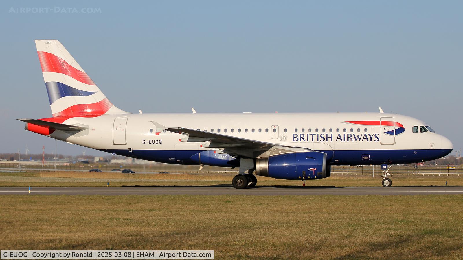 G-EUOG, 2001 Airbus A319-131 C/N 1594, at eham
