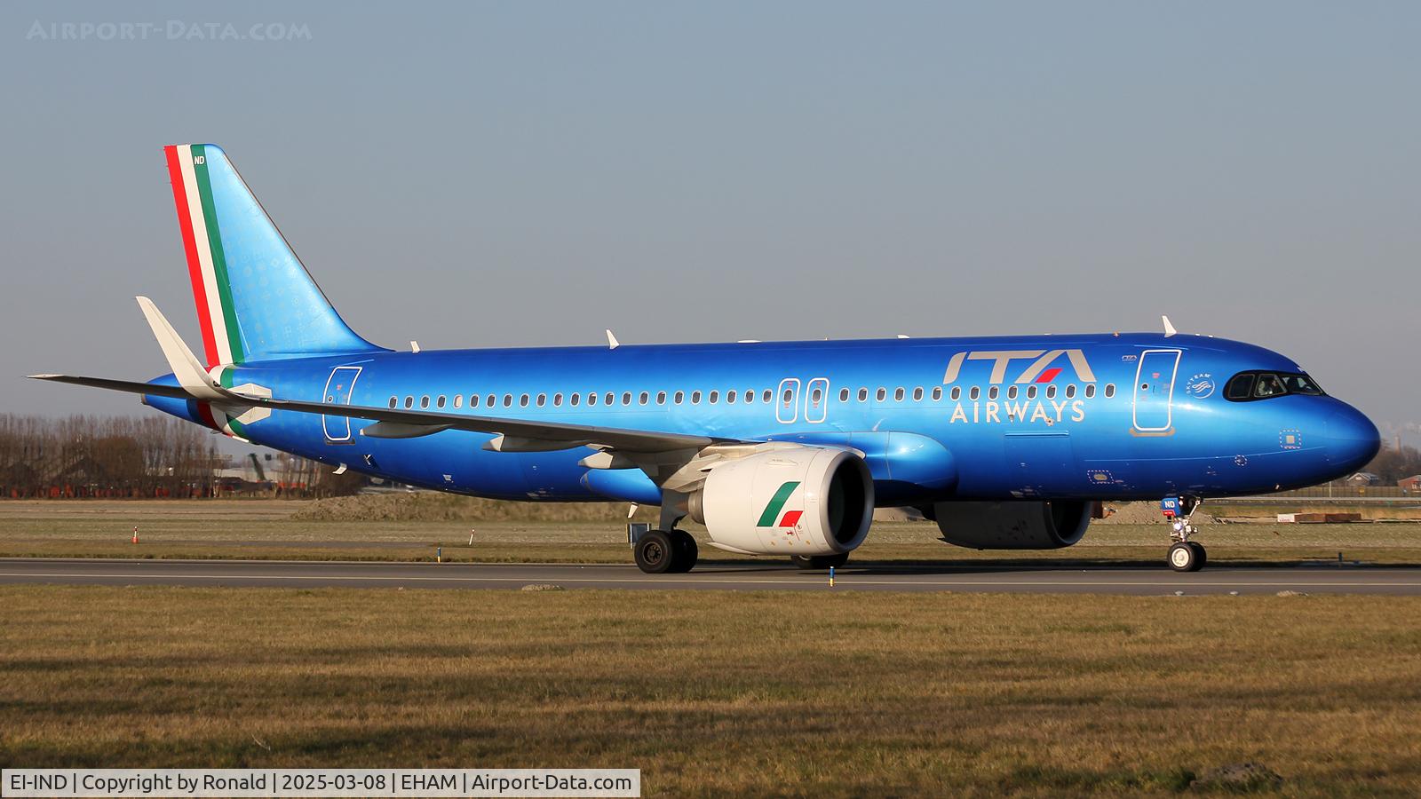 EI-IND, 2023 Airbus A320-272N C/N 11461, at eham