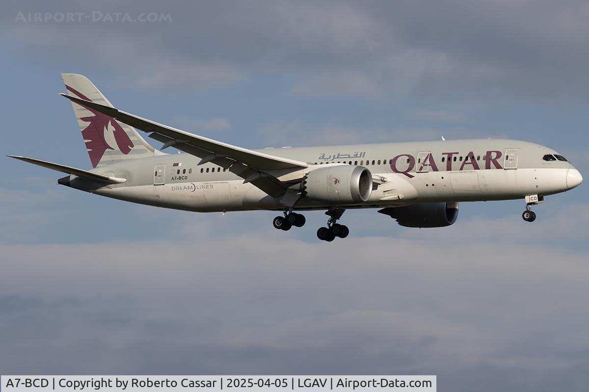 A7-BCD, 2013 Boeing 787-8 Dreamliner C/N 38322, Athens Eleftherios Venizelos Airport