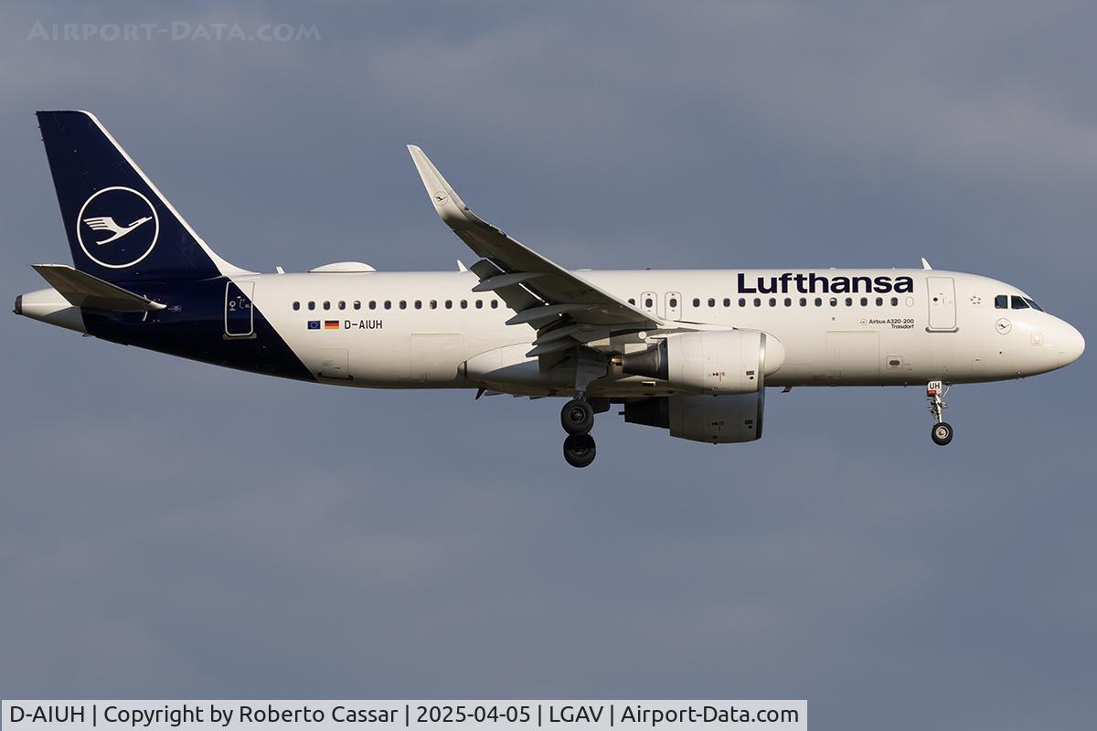 D-AIUH, 2014 Airbus A320-214 C/N 6225, Athens Eleftherios Venizelos Airport