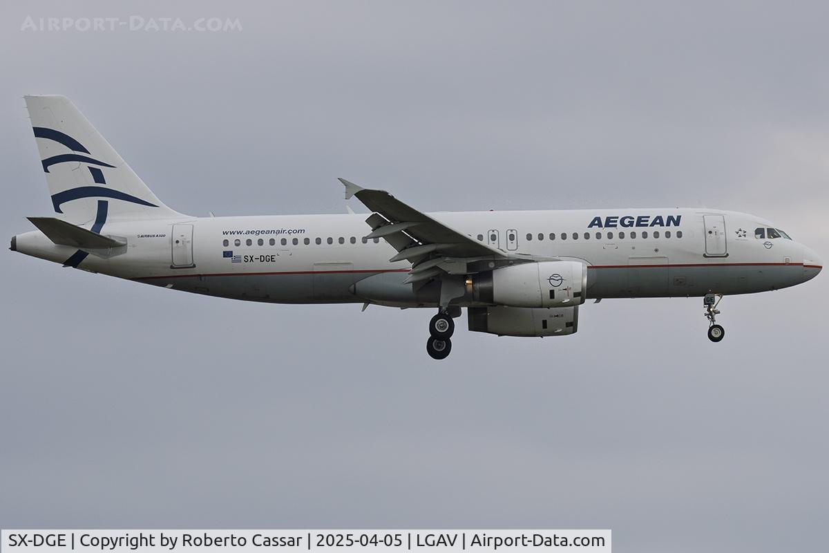 SX-DGE, 2009 Airbus A320-232 C/N 3990, Athens Eleftherios Venizelos Airport