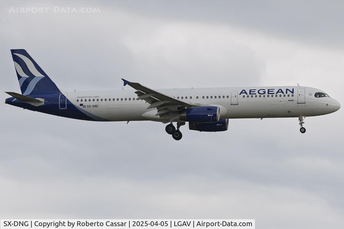 SX-DNG, 2005 Airbus A321-231 C/N 2610, Athens Eleftherios Venizelos Airport
