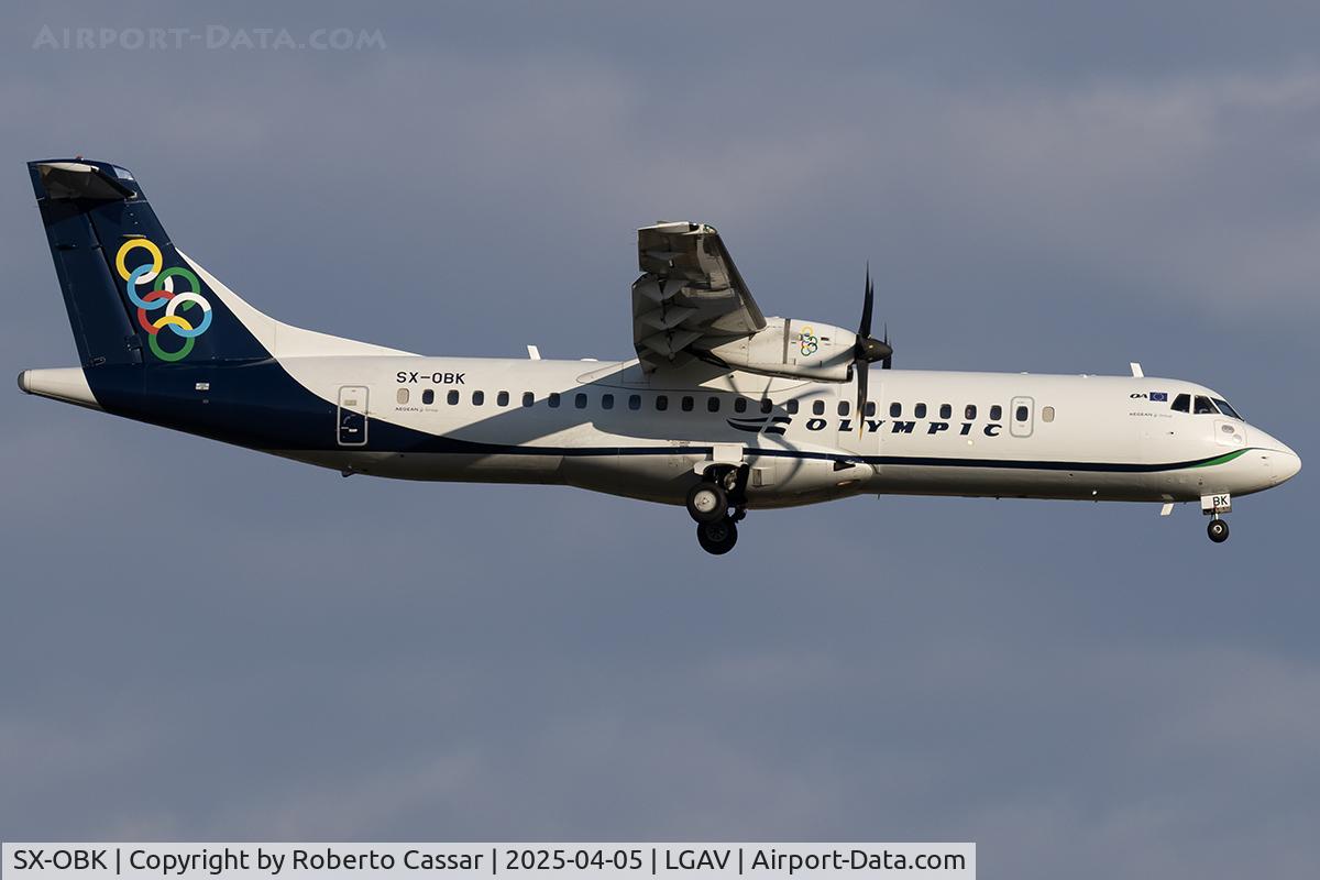 SX-OBK, 2012 ATR 72-600 C/N 1020, Athens Eleftherios Venizelos Airport