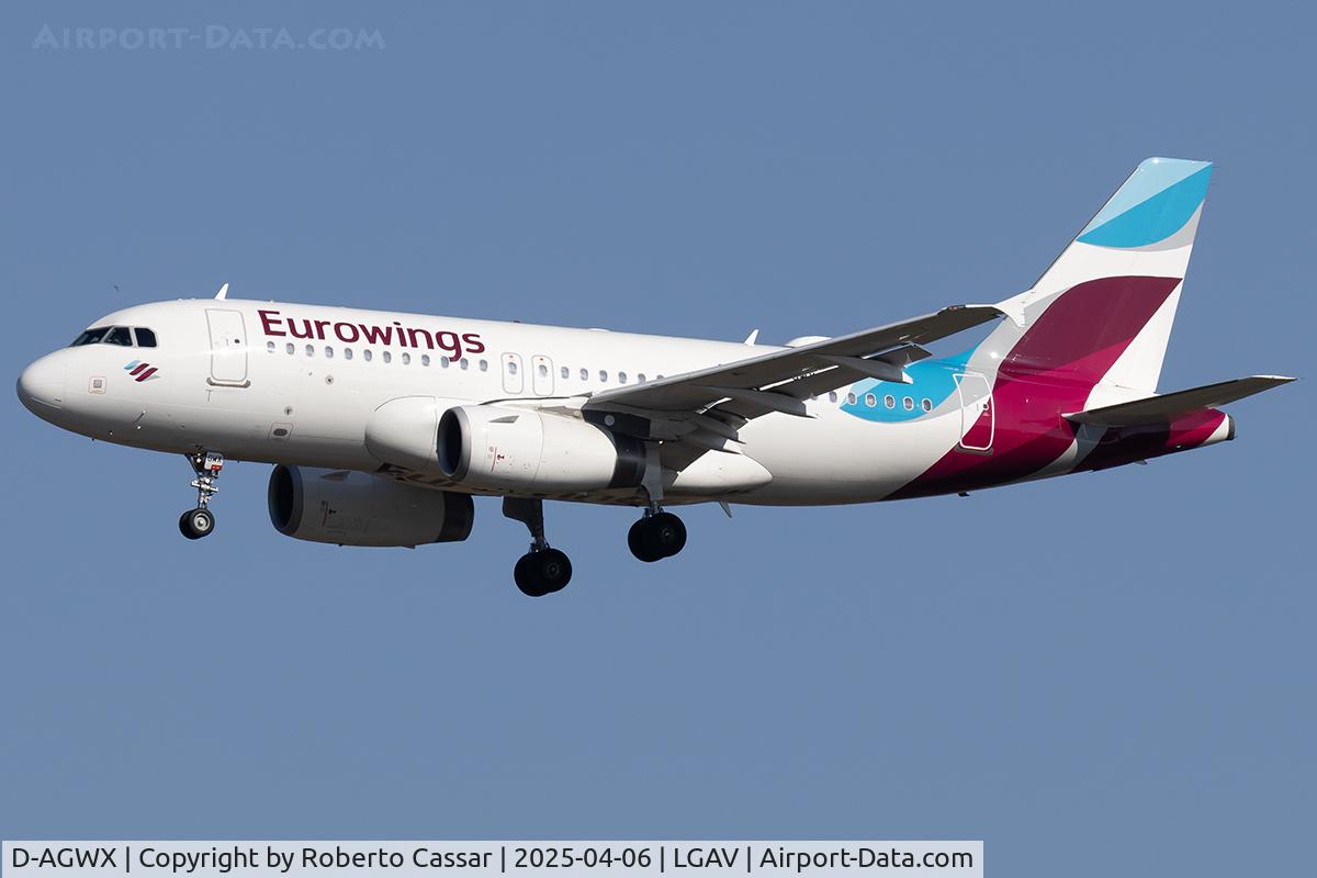 D-AGWX, 2013 Airbus A319-132 C/N 5569, Athens Eleftherios Venizelos Airport