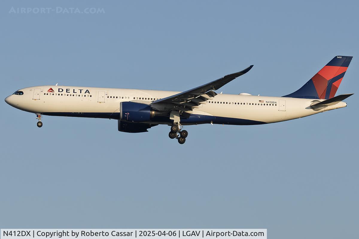 N412DX, 2021 Airbus A330-941 C/N 1994, Athens Eleftherios Venizelos Airport