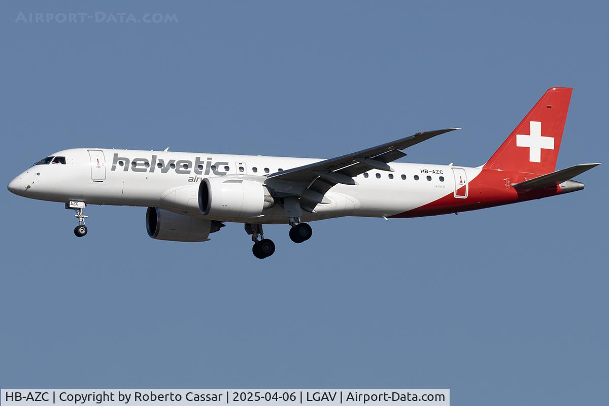 HB-AZC, 2020 Embraer 190-E2 (ERJ-190-300) C/N 20030, Athens Eleftherios Venizelos Airport