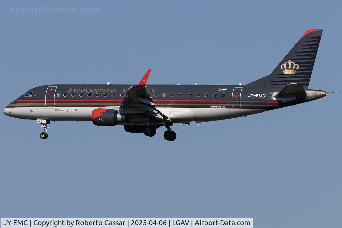 JY-EMC, 2008 Embraer 175LR (ERJ-170-200LR) C/N 17000223, Athens Eleftherios Venizelos Airport