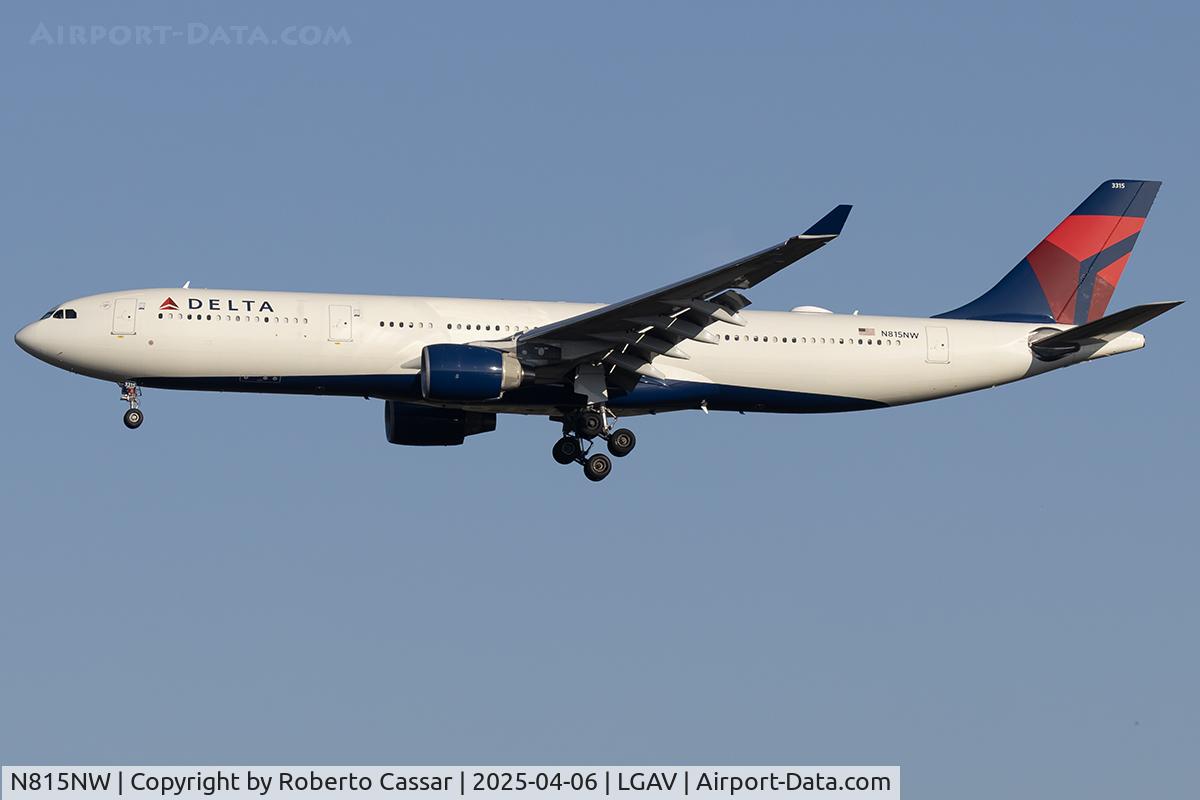 N815NW, 2007 Airbus A330-323X C/N 0817, Athens Eleftherios Venizelos Airport