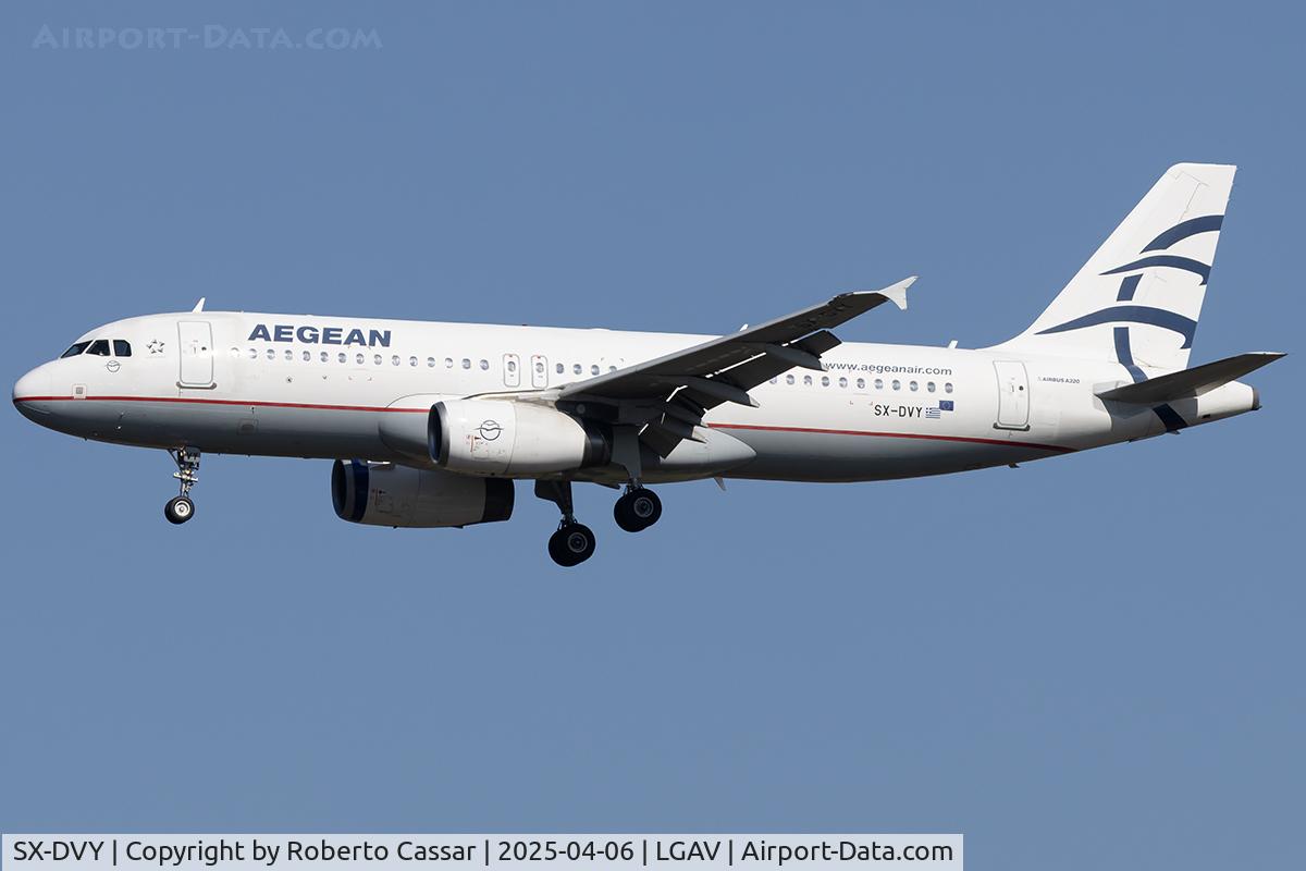 SX-DVY, 2009 Airbus A320-232 C/N 3850, Athens Eleftherios Venizelos Airport