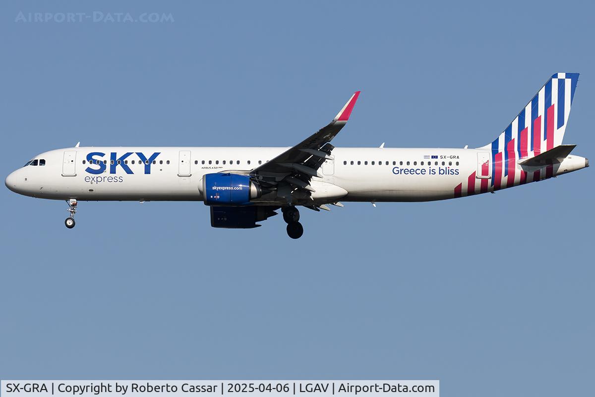 SX-GRA, 2018 Airbus A321-251N C/N 8014, Athens Eleftherios Venizelos Airport