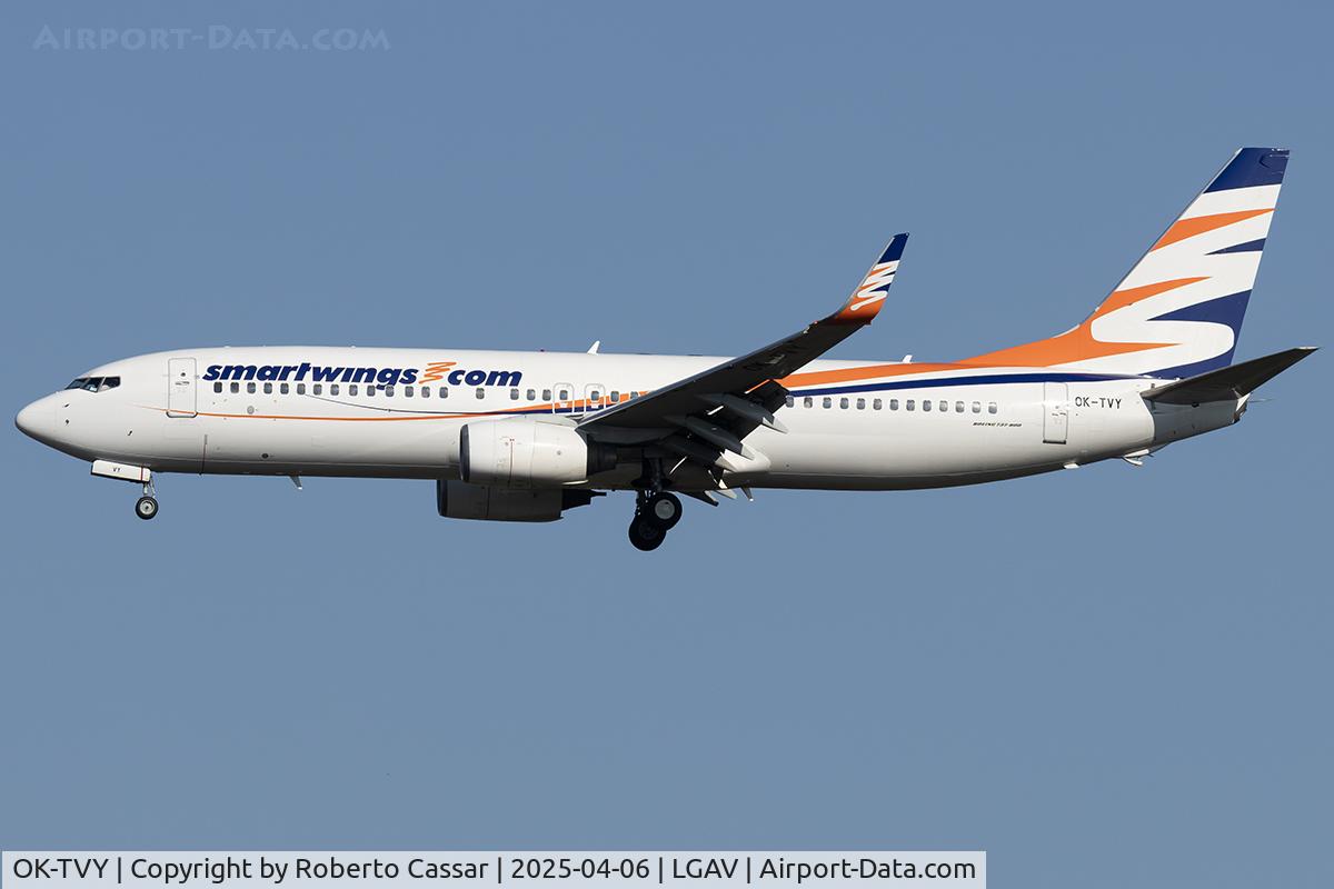 OK-TVY, 2007 Boeing 737-8Q8 C/N 30724, Athens Eleftherios Venizelos Airport
