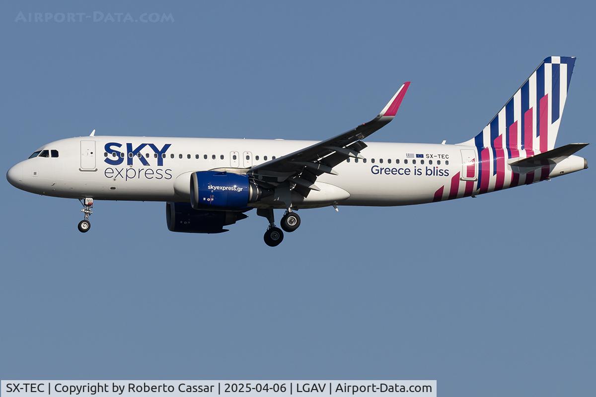 SX-TEC, 2020 Airbus A320-251N C/N 9566, Athens Eleftherios Venizelos Airport