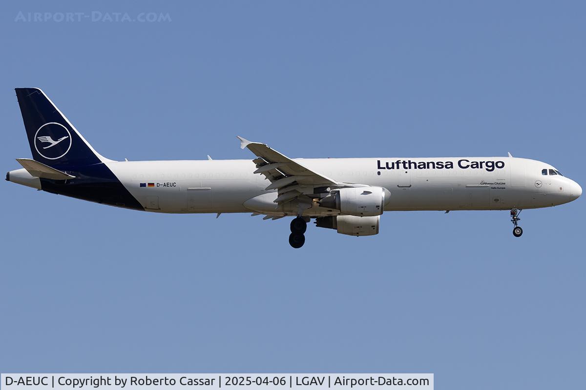 D-AEUC, 2008 Airbus A321-211P2F C/N 3504, Athens Eleftherios Venizelos Airport