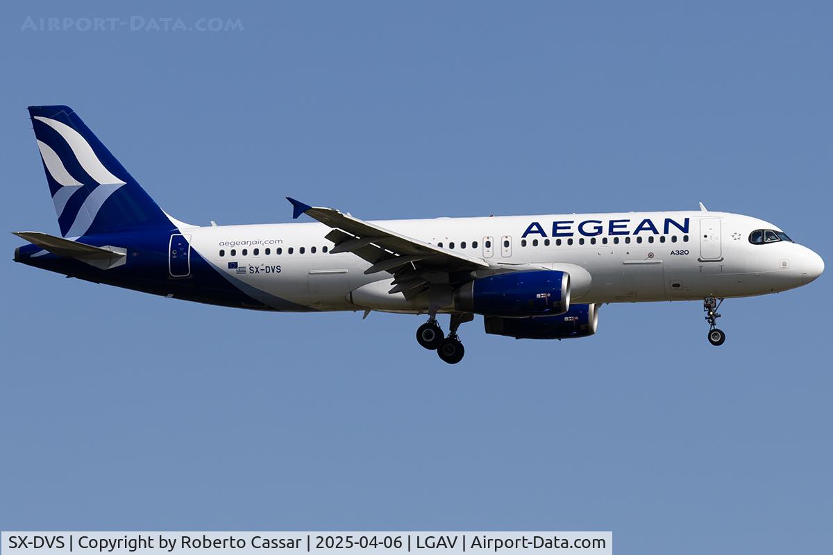 SX-DVS, 2008 Airbus A320-232 C/N 3709, Athens Eleftherios Venizelos Airport