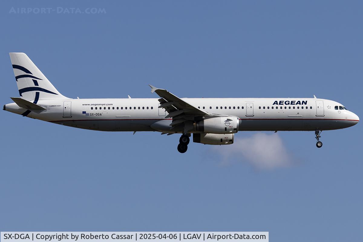 SX-DGA, 2009 Airbus A321-231 C/N 3878, Athens Eleftherios Venizelos Airport