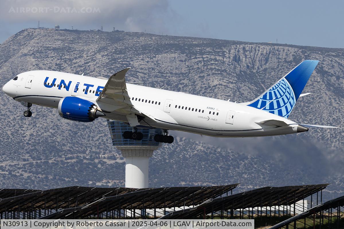 N30913, 2014 Boeing 787-8 Dreamliner C/N 35879, Athens Eleftherios Venizelos Airport