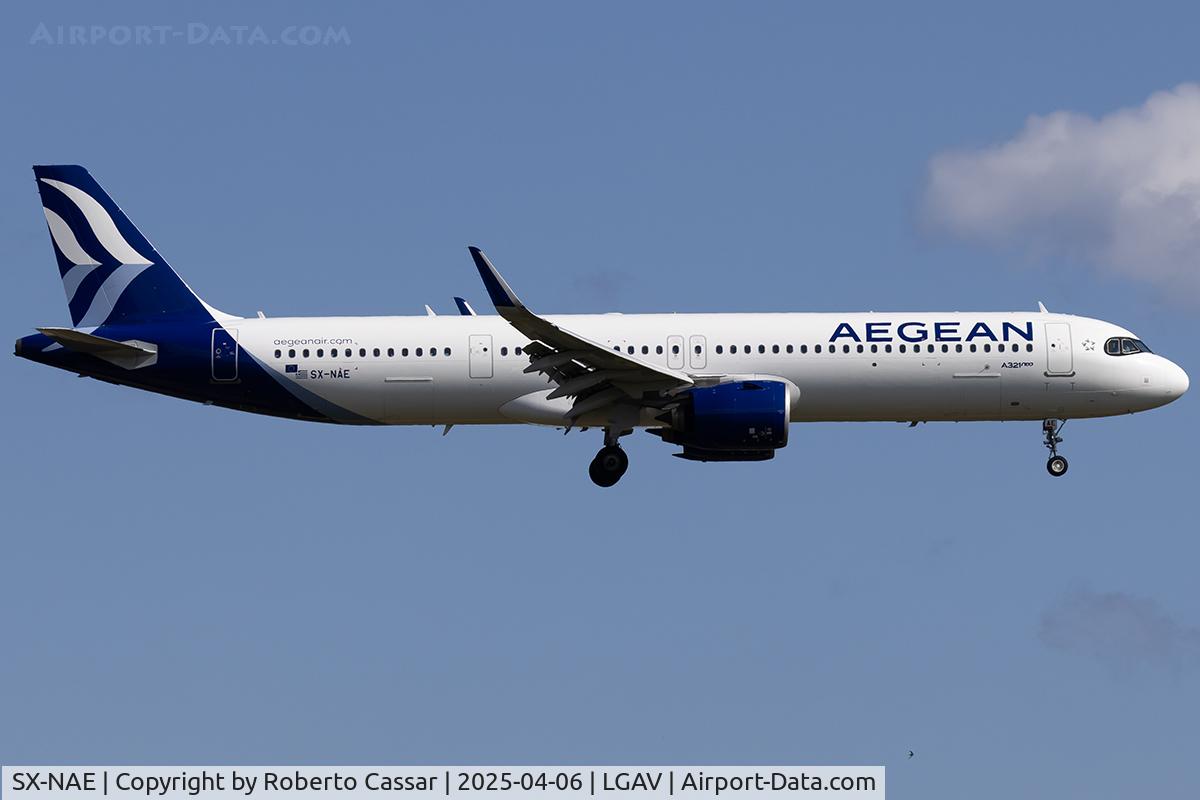 SX-NAE, 2022 Airbus A321-271NX C/N 10704, Athens Eleftherios Venizelos Airport