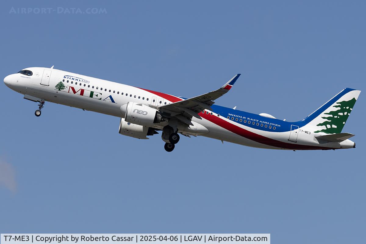 T7-ME3, 2020 Airbus A321-271NX C/N 10000, Athens Eleftherios Venizelos Airport