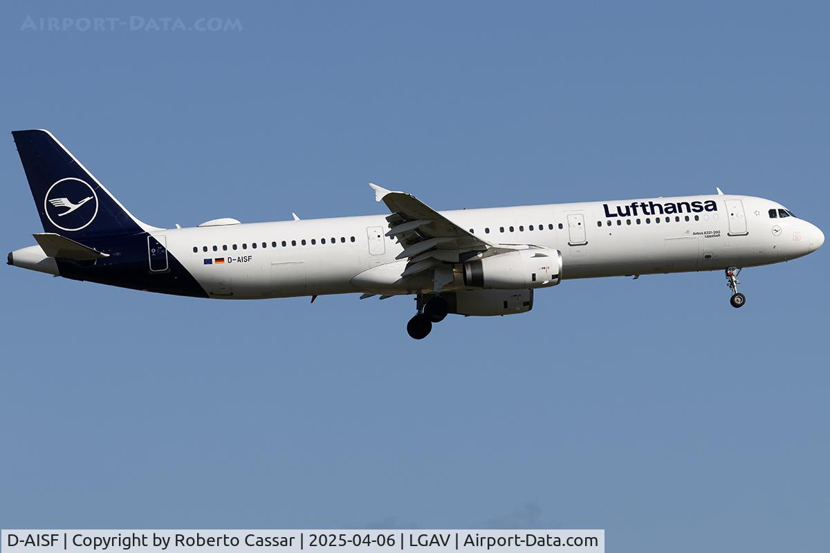 D-AISF, 2000 Airbus A321-231 C/N 1260, Athens Eleftherios Venizelos Airport