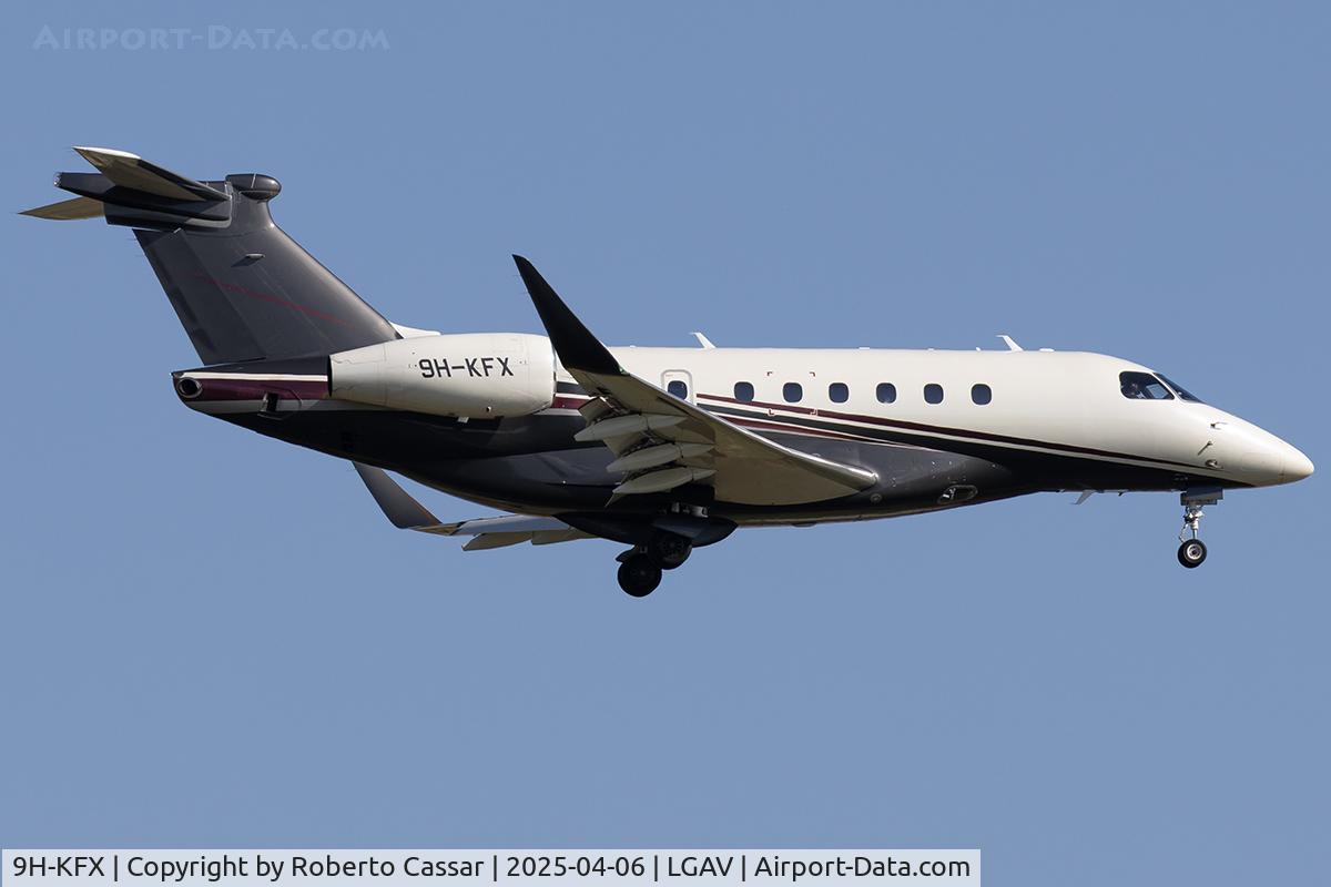 9H-KFX, 2021 Embraer EMB-550 Praetor 600 C/N 55020152, Athens Eleftherios Venizelos Airport