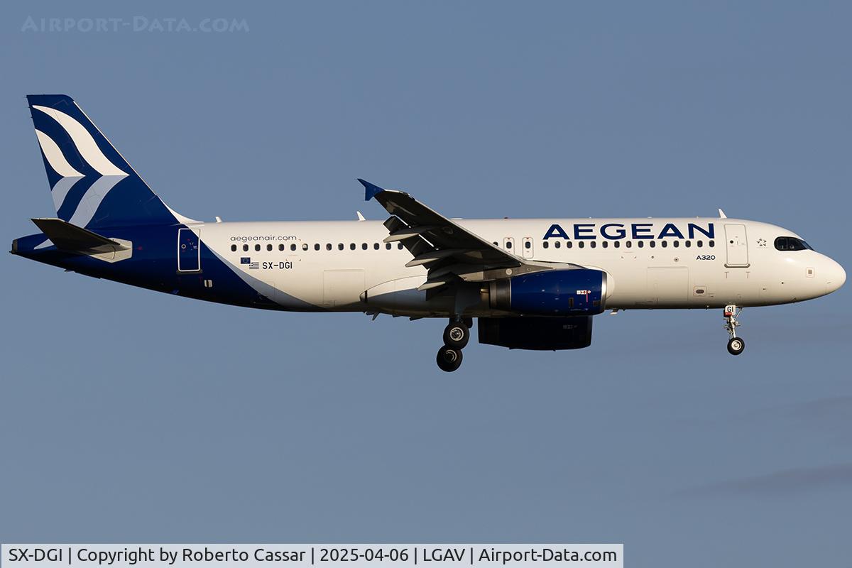 SX-DGI, 2007 Airbus A320-232 C/N 3162, Athens Eleftherios Venizelos Airport
