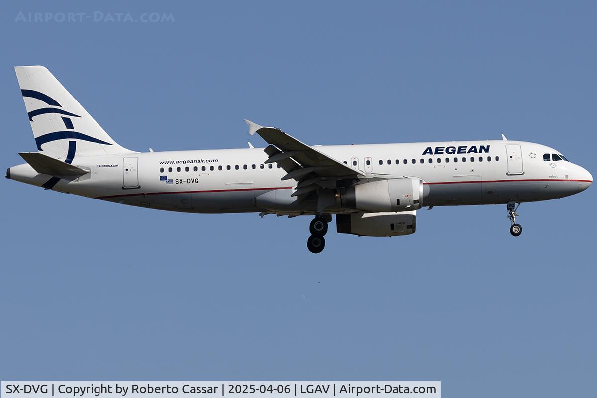 SX-DVG, 2006 Airbus A320-232 C/N 3033, Athens Eleftherios Venizelos Airport