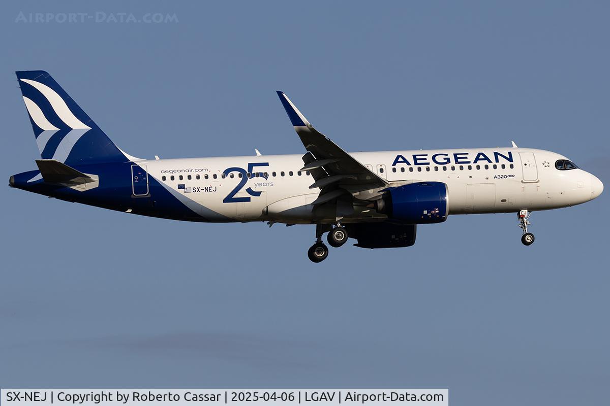 SX-NEJ, Airbus 320-271Neo C/N 11384, Athens Eleftherios Venizelos Airport