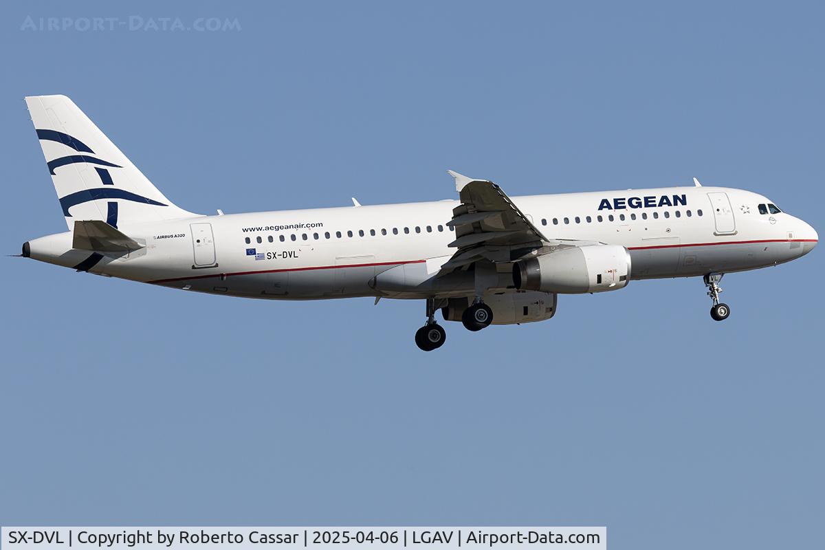 SX-DVL, 2008 Airbus A320-232 C/N 3423, Athens Eleftherios Venizelos Airport