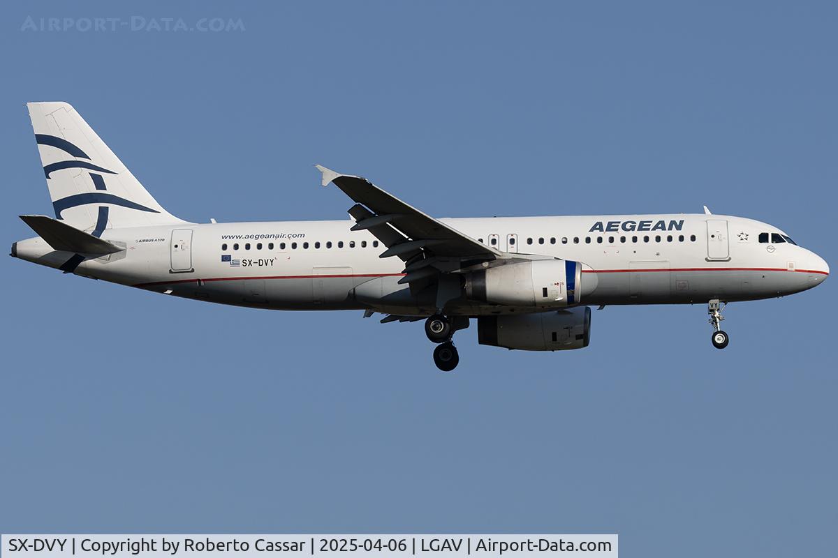 SX-DVY, 2009 Airbus A320-232 C/N 3850, Athens Eleftherios Venizelos Airport