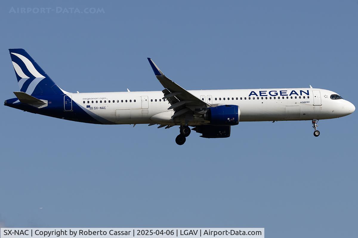 SX-NAC, 2020 Airbus A321-271NX C/N 10189, Athens Eleftherios Venizelos Airport