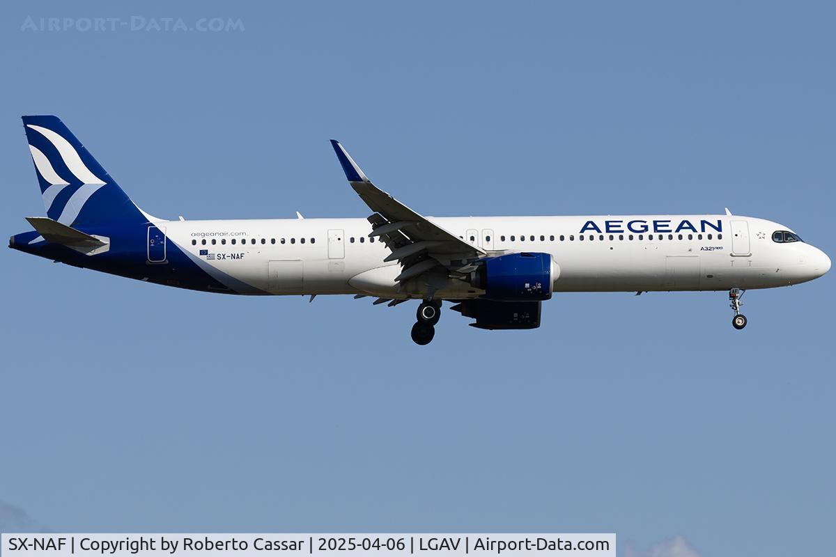 SX-NAF, 2022 Airbus A321-271NX C/N 10920, Athens Eleftherios Venizelos Airport